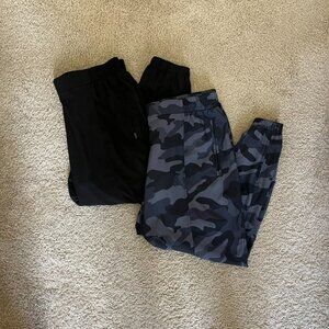 BUNDLE Old Navy Stretchtech Dry Quick Breezy Black and Camo Jogger Pants